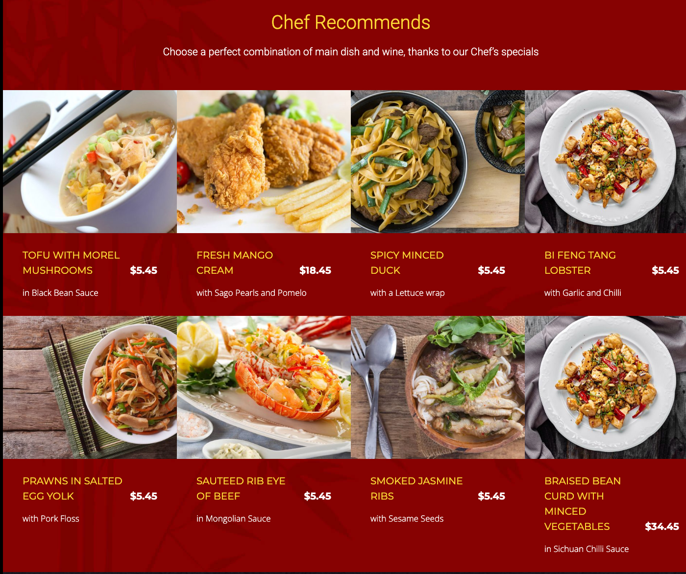 Asian Restaurant Web Design & Digital Service