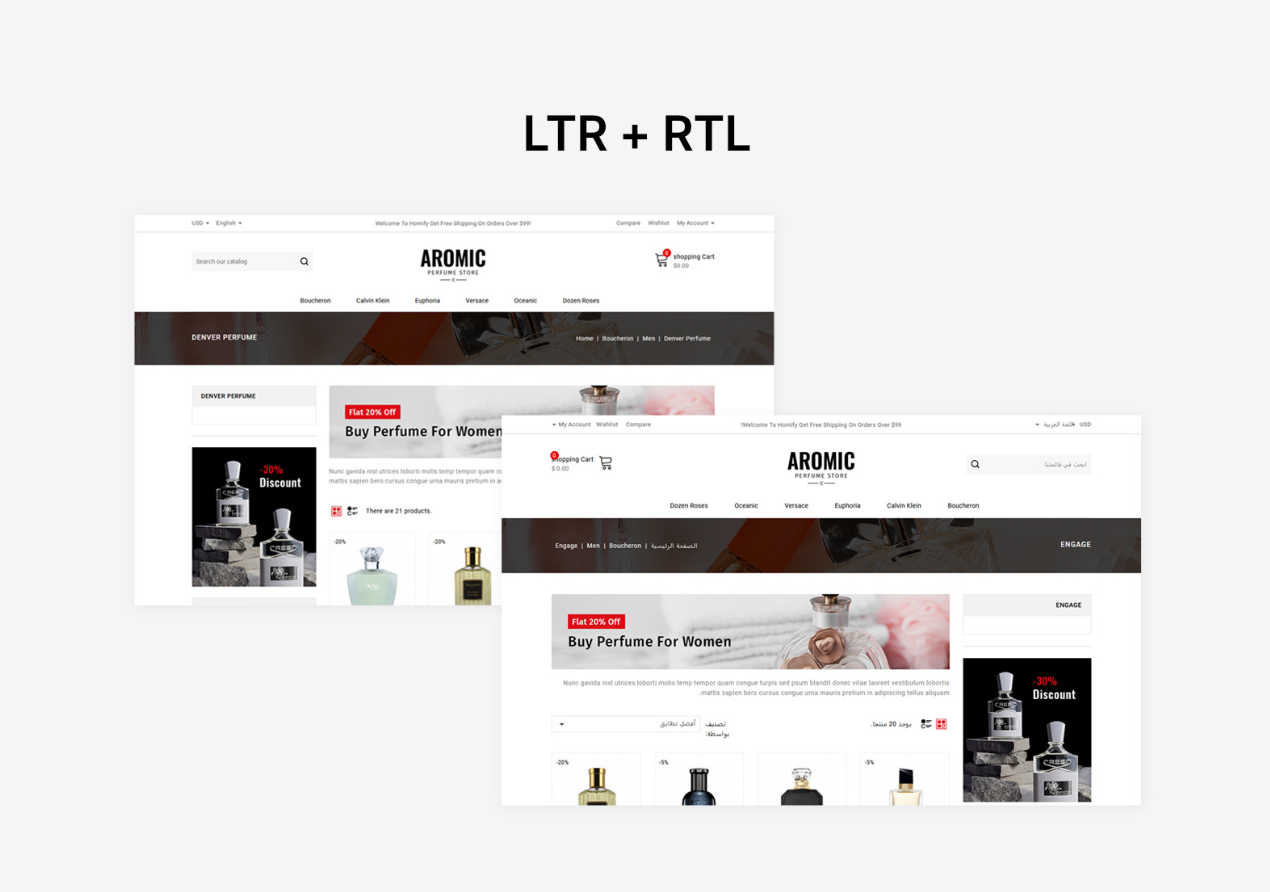 Perfume Store Website and Online Business Services