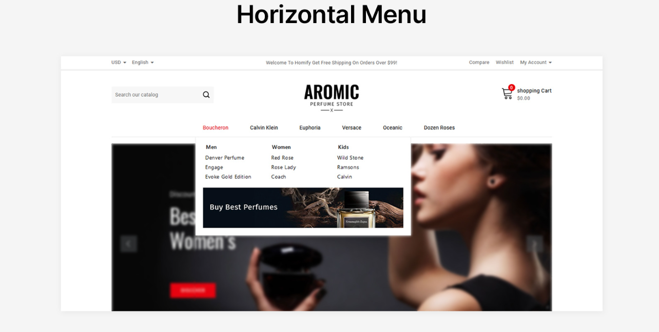 Perfume Store Website and Online Business Services