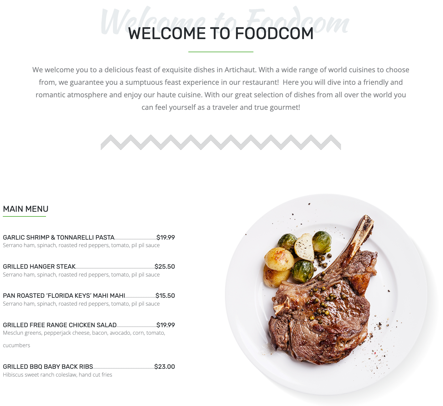 Clean Fast Food Web/Business Design Service