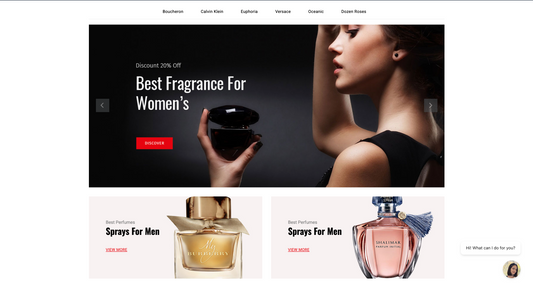 Perfume Store Website and Online Business Services