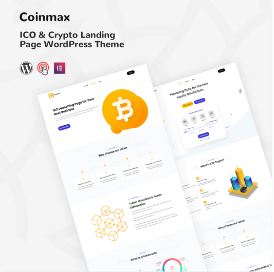 ICO & Crypto Landing Page Web Design Service
